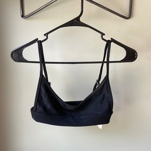 FRANKIES BIKINIS ribbed bikini top